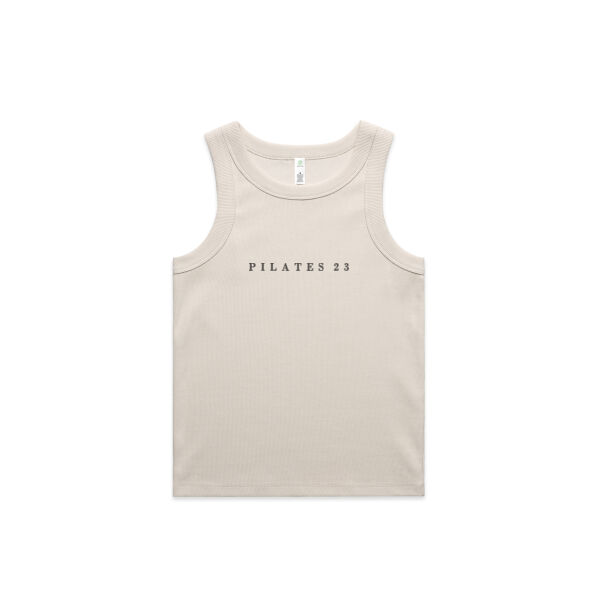 Pilates 23 - Organic Rib Tank - Embroidered  Thumbnail
